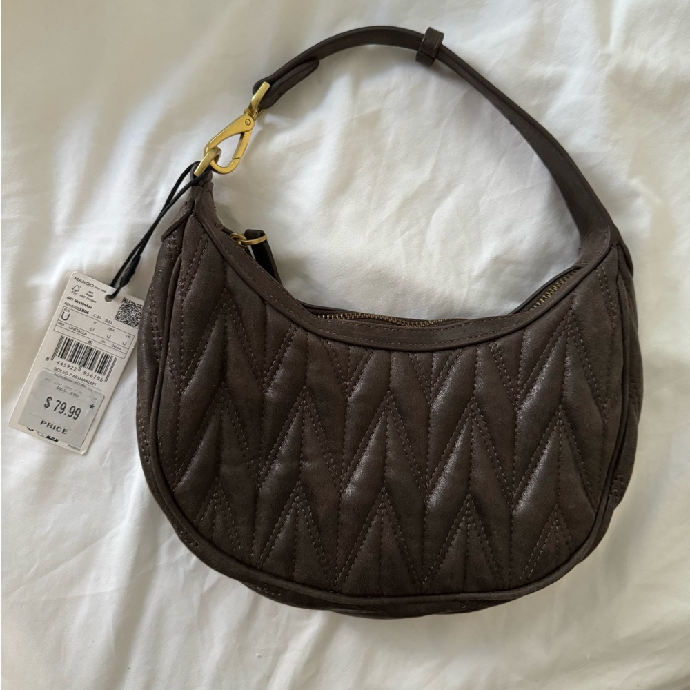 Brown shoulder bag